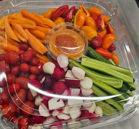 Crudités avec houmous