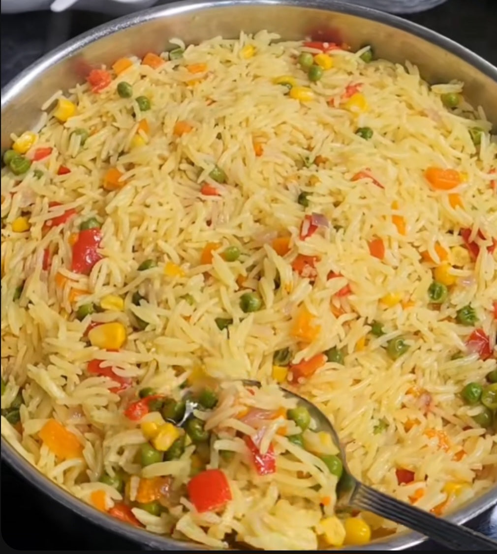 Salade de riz et légume