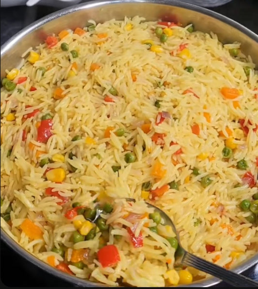 Salade de riz et légume