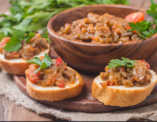 Salade d’aubergines (Zaâlouk)